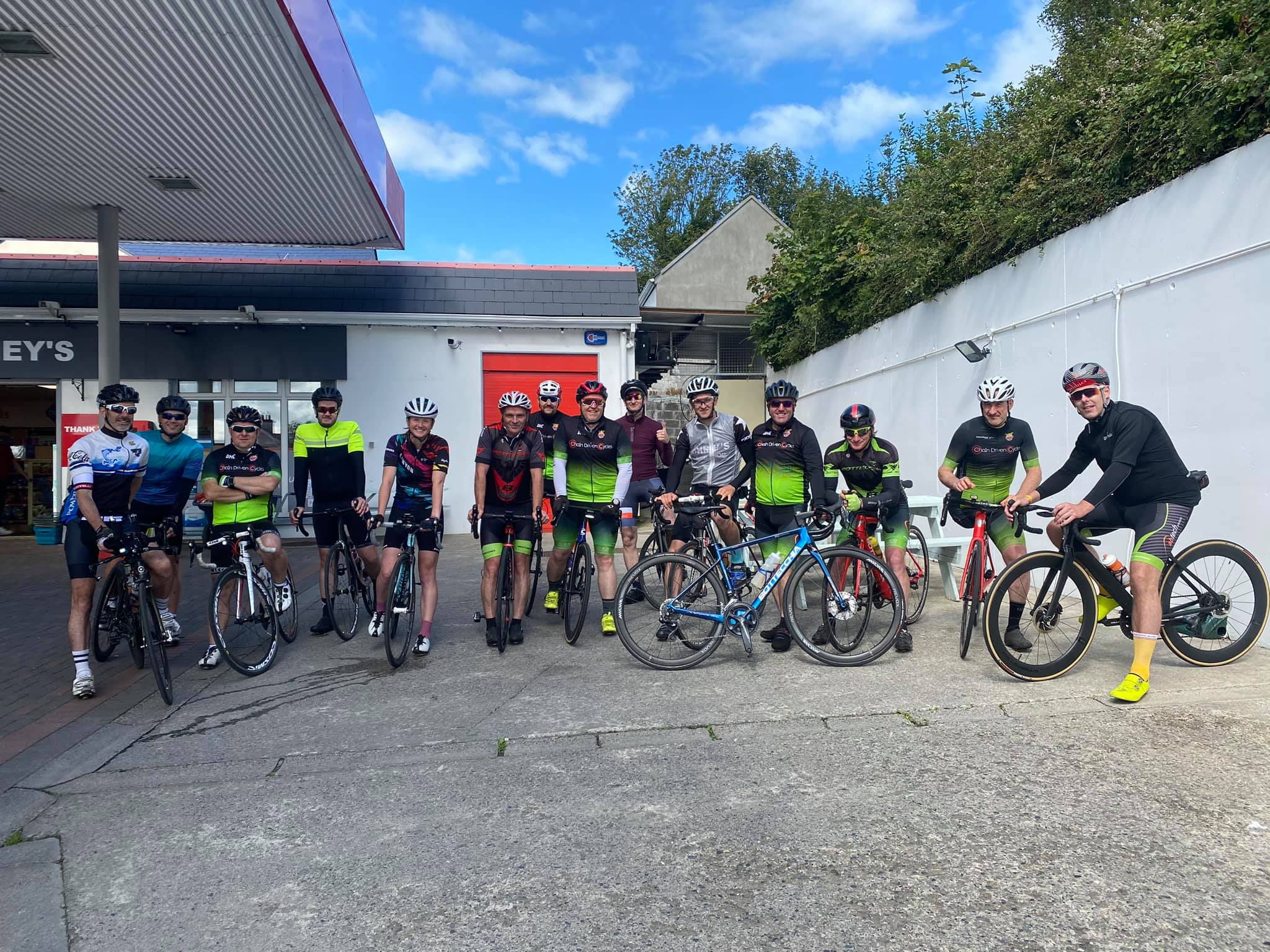 Bottecchia Cycling Club is drinking Coffee at Feeney’s Dromore West Co. Sligo